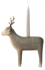 Vánoční dřevěný svícen Reindeer Medium Maileg