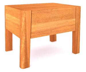 Dřevěný noční stolek GIULIA 1Z 50x40x45 cm - Provedení masiv Buk nebo za příplatek Dub