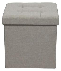 SEDACÍ BOX, textil, kompozitní dřevo, 38/38/38 cm Carryhome - Taburety