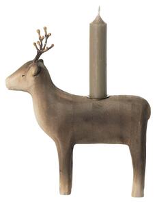 Vánoční dřevěný svícen Reindeer Large Maileg