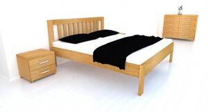 Dřevěná postel z masivu MIA Dub 180x200 - dubové dvoulůžko o šíři masivu 3,7 cm