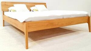 Designová postel ARONA Buk 180x200cm - dřevěná postel z masivu o šíři 4 cm