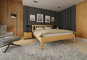 Dřevěná postel z masivu MIA Dub 180x200 - dubové dvoulůžko o šíři masivu 3,7 cm