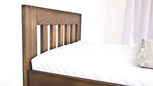 Postel SANY Buk 100x200 - Dřevěná postel z bukového masivu je jednolůžko s rozměry: 90 x 200 cm nebo 80 x 200 cm