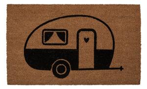 Kokosová rohožka s retro karavanem – 75x45x1 cm