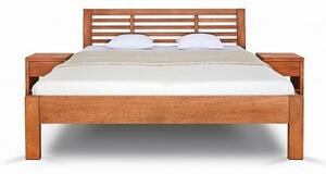 Postel GABRIELA Buk 160x200 - Dřevěná postel z masivu, bukové dvoulůžko o šíři masivu 4 cm