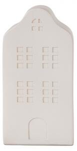 LED lampička bílý holandský domeček Roermond II – 10x9x18 cm