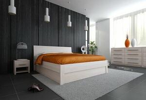Dřevěná postel z masivu IBIZA Buk postel s úložným prostorem 180x200cm - bukové dvoulůžko o šíři masivu 4 cm