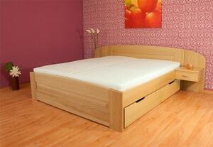 Postel JAN Buk 140x200 - dřevěná postel z masivu o šíři 4 cm