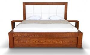Postel MODENA Buk 140x200 - dřevěná postel z masivu o šíři 12x8 cm