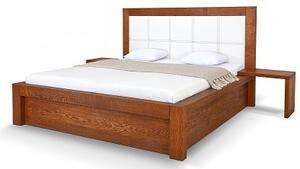 Postel MODENA Buk 200x200 - dřevěná postel z masivu o šíři 12x8 cm