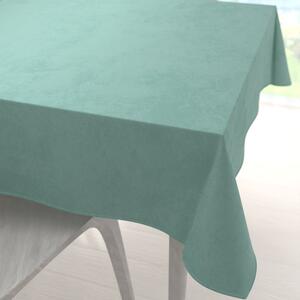 Biante Sametový čtvercový ubrus Velvet Premium SVP-048 Pastelová ledově zelená 70x70 cm