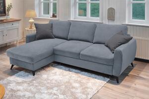 ROHOVÁ ROZKLÁDACÍ POHOVKA, kov, textil, kompozitní dřevo, šedá Livetastic - Online Only sedačky, Online Only