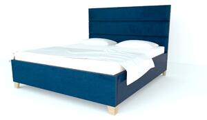 Čalouněná postel s masivním rámem MARY, Smrk, 180x200 cm