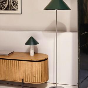 Zelená kovová stolní lampa Kave Home Valentine