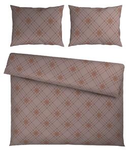 POVLEČENÍ satén šedohnědá 200/200 cm Ambia Home - Povlečení