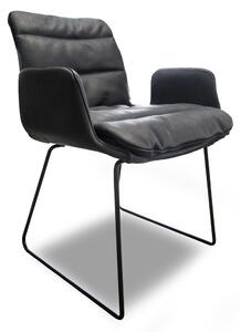 TONON - Židle BASIC 2 s ližinovou podnoží a područkami