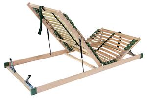 ECOMATRACE Polohovatelný lamelový rošt s pístovým výklopem – Portoflex HN P 90x200