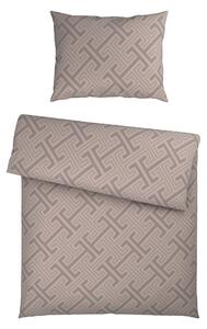 POVLEČENÍ satén šedohnědá 140/200 cm Ambia Home - Povlečení