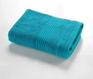 Modrý froté bavlněný ručník 50x90 cm Tendresse – douceur d'intérieur