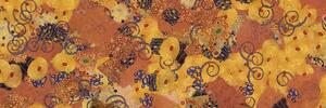 Obraz abstrakce inspirovaná G. Klimtem