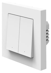 OSRAM SMART+ WiFi dvojitý nástěnný spínač, 230 V, bílý, matný, Bílá / opál, Plast