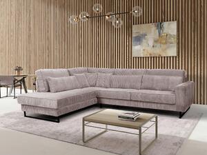 ROHOVÁ SEDAČKA, textil, kompozitní dřevo, cappuccino Livetastic - Sedací soupravy, Online Only