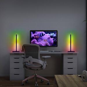OSRAM SMART+ WiFi stolní lampa CORNER MAGIC, černá 43 cm RGB, Černá, Obývací pokoj / jídelna, Hliník, Moderní