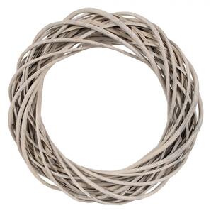 Béžový ratanový věnec Jilt – 40 cm