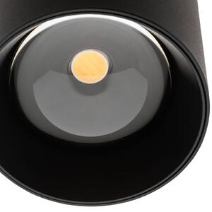 LCD LED venkovní stropní svítidlo 5173, černé, 9 cm, kov, IP54, Černá, Hliník, Moderní
