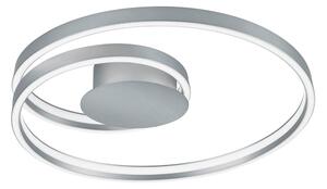 Šedé LED stropní svítidlo s hlasovým ovládáním/s ovládáním pomocí mobilní aplikace s kovovým stínidlem Ciola – CINQUE