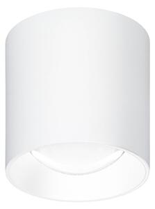LCD LED venkovní stropní svítidlo 5174, bílé, 9 cm, kov, IP54,, Bílá / opál, Hliník, Moderní