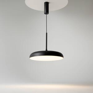 Maytoni LED závěsné světlo Gerhard, Ø 40 cm, černé, kovové, Černá, Obývací pokoj / jídelna, kov, Moderní