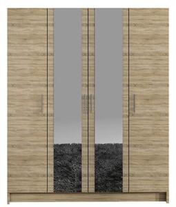 Kapol Rio II šatní skříň šíře 160 cm Dub Sonoma
