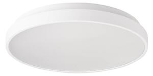The Light Group SLC LED stropní svítidlo ALPHA, bílé, Ø 40 cm, Phase-Cut, IP44, stmívatelný, Bílá / opál, Obývací pokoj / jídelna, Plast