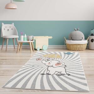 Roztomilý dětský koberec na hraní slůně štěstí