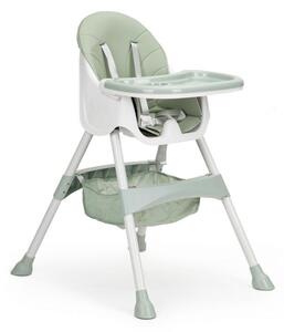 Jídelní židle pro děti v azurové barvě