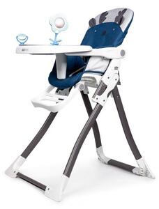 Moderní jídelní židle v modré barvě