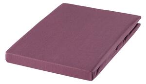 ELASTICKÉ PROSTĚRADLO, žerzej, purpurová, 150/200 cm Fleuresse - Prostěradla