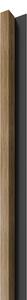 WOOD COLLECTION Dřevěná lamela LINEA 1 - dub / černá
