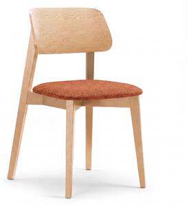 Stima Židle Sharon KT63 Odstín: Buk, Látky: LUX terracotta 10