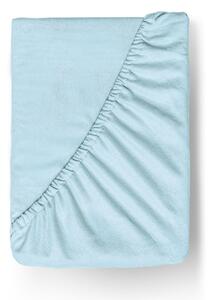 Kvalitex Flanelové napínací prostěradlo 80x200cm světle modré