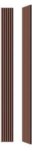 WOOD COLLECTION Dřevěná lamela ACOUSTIC LINE - terracote / černá