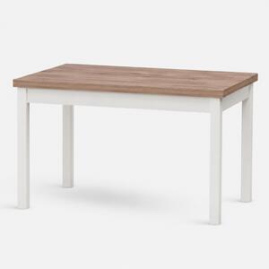 Stima Stůl W21 Rozměr: 160x90 + 40cm, Odstín: Dub Lanýž, Odstín podnože: Bílá