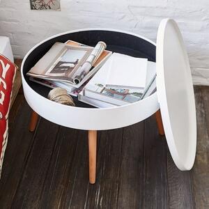 Kávový stolek s praktickým úložným prostorem