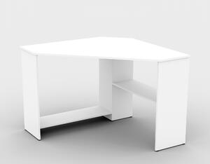 Rohový psací stůl ANDRONIK, bílý