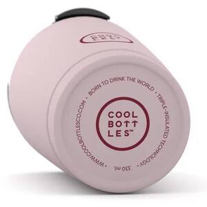 Nerezový termohrnek Cool Bottles pastel pink, 330 ml