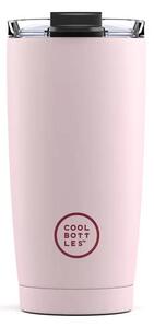 Nerezový termohrnek Cool Bottles pastel pink, 550 ml