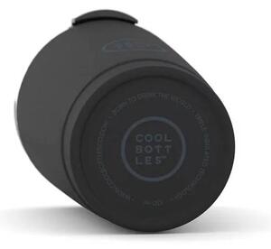 Nerezový termohrnek Cool Bottles mono black, 330 ml