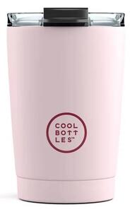 Nerezový termohrnek Cool Bottles pastel pink, 330 ml
